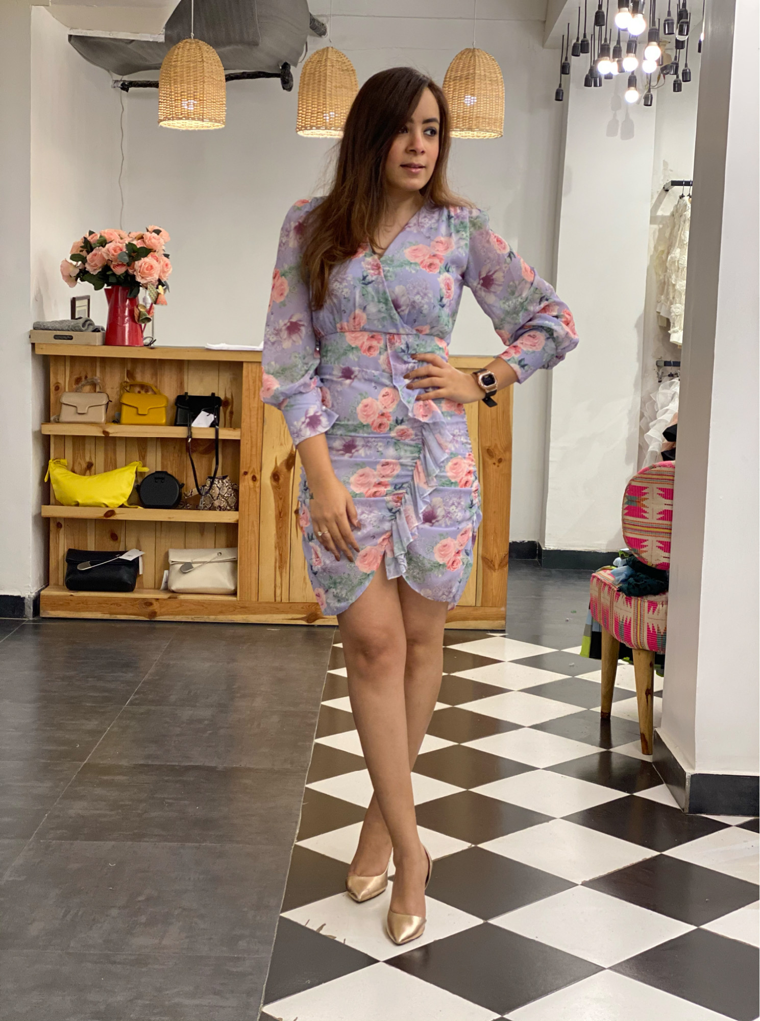 DRS_SUM_53 LORINA FLORAL DRESS : 2450