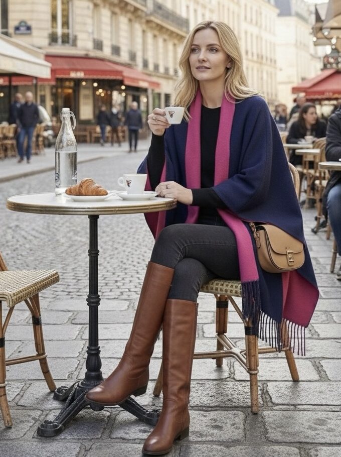 Lorna Wrap With Sleeves