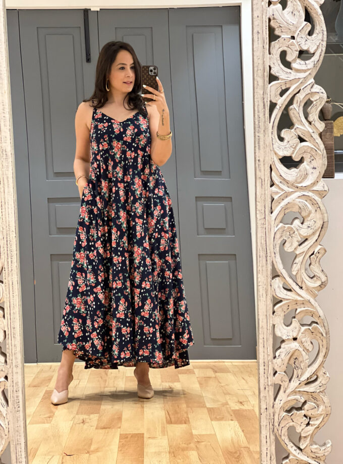 Laira Long Floral Dress