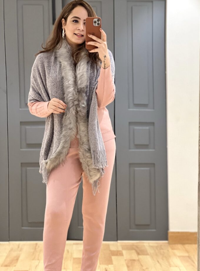 Hollan Faux Furr Wrap