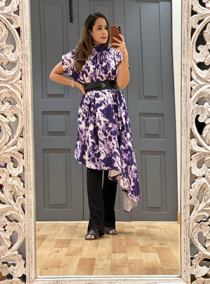 Nerry long top with belt