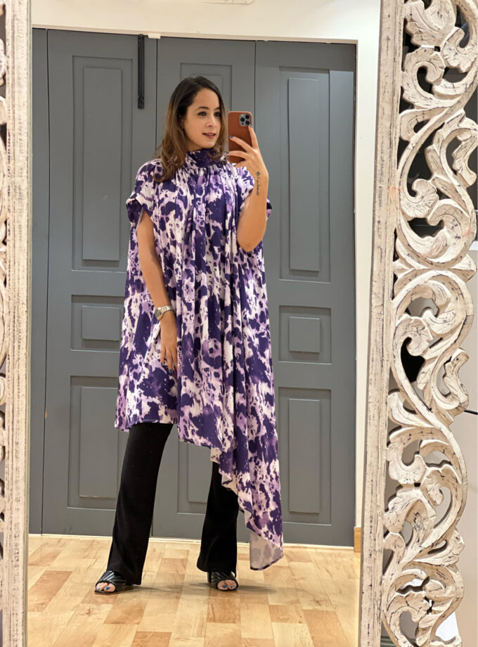 Nerry long top with belt