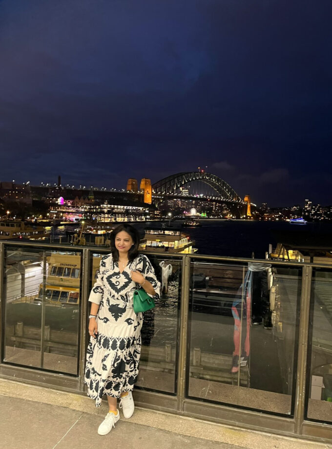 ruth printed dress with belt