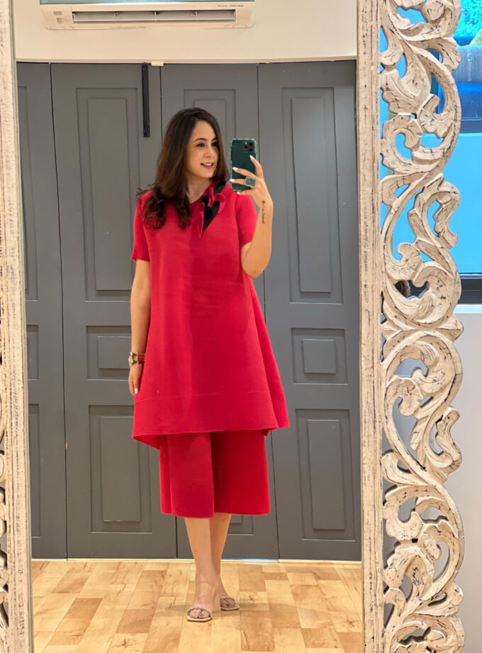 Ramya pleated coord set