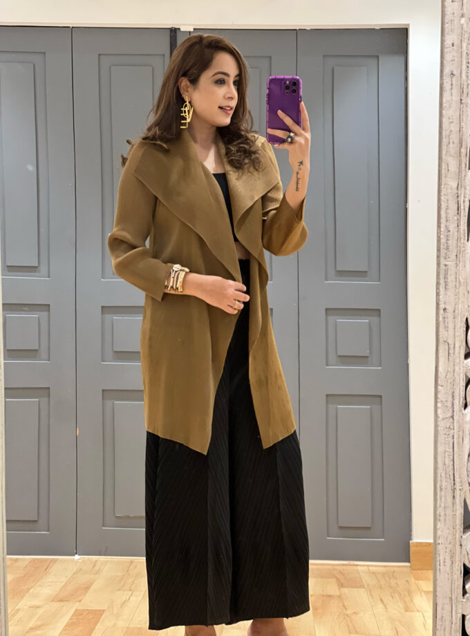 kera pleated kimono