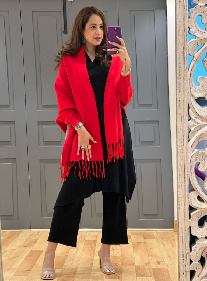 Lorna Wrap With Sleeves