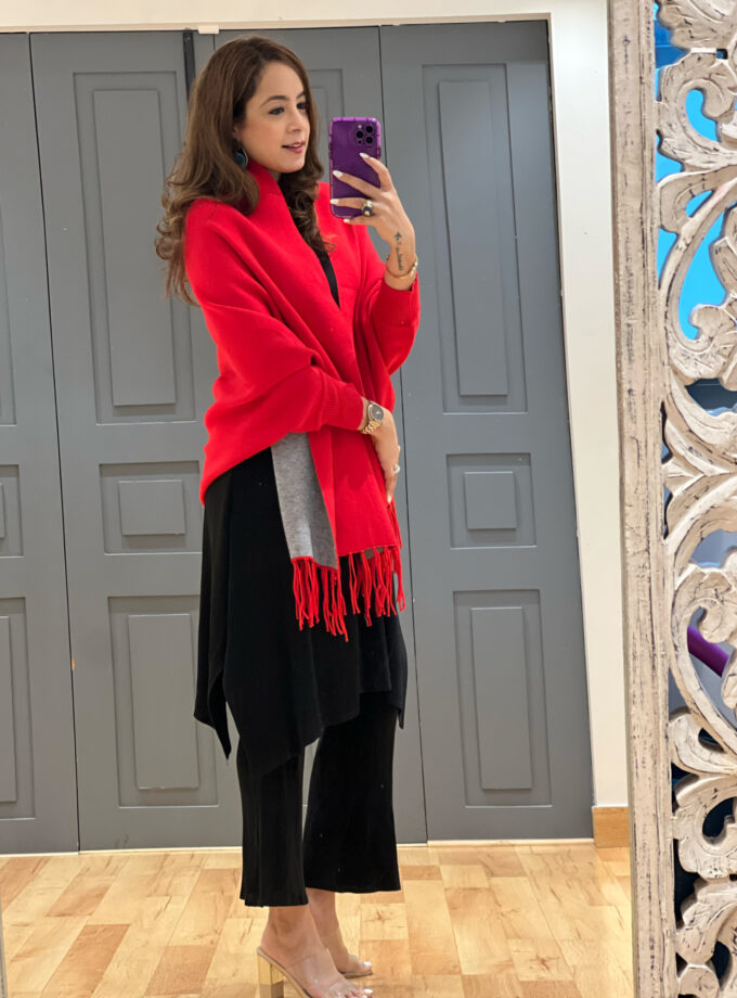 Lorna Wrap With Sleeves