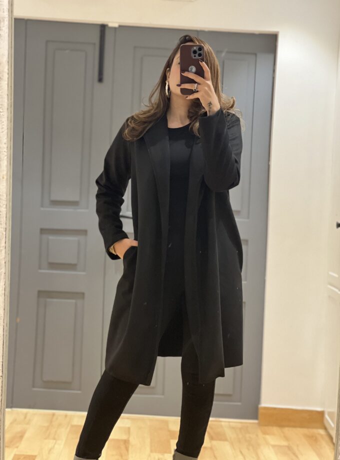 Faux Suede Coat