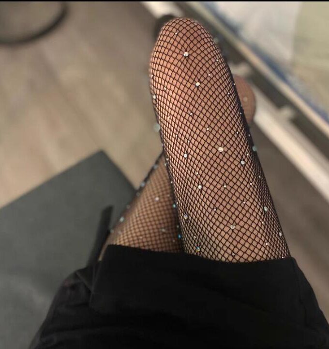 Rhinestone Stockings