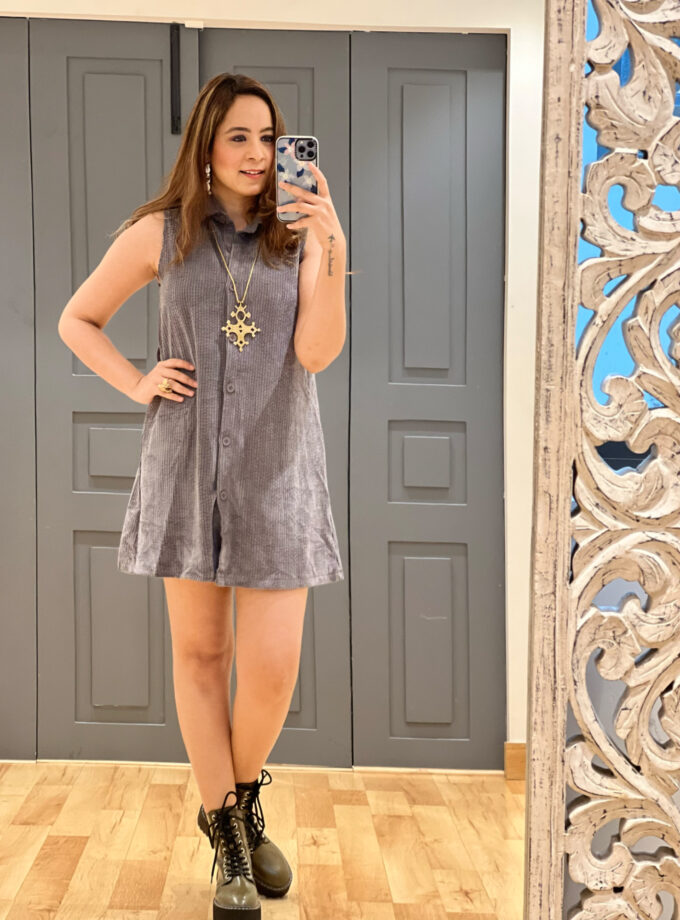 Melly coord dress : set of dress, shrug and belt