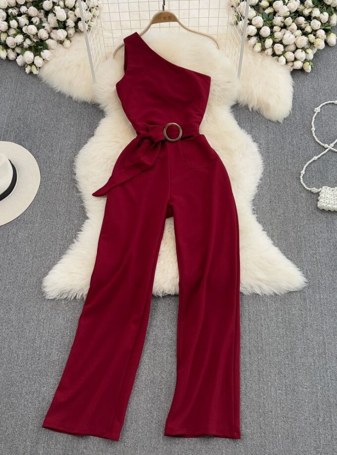 Steff one shoulder jumpsuit