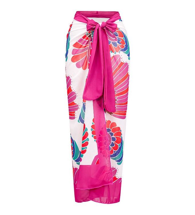 miso luxe swim suit with sarong