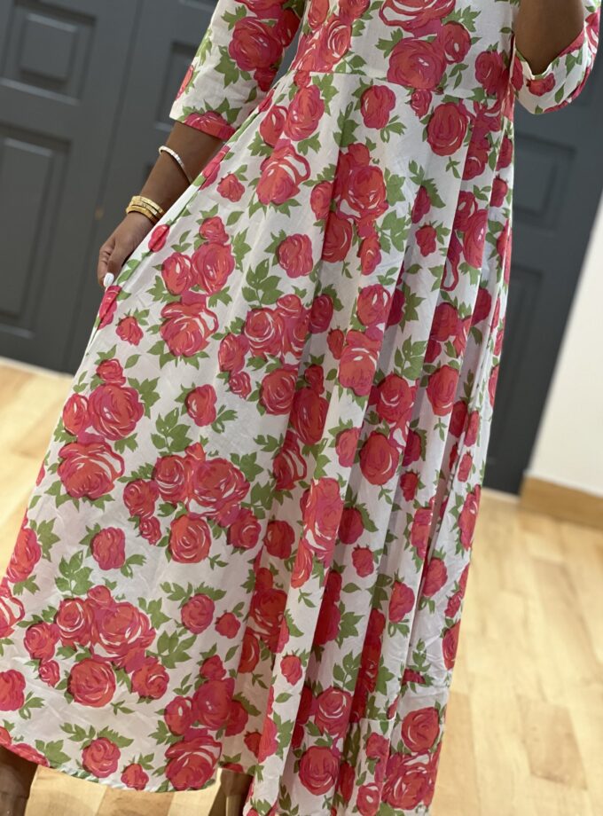 Menora Floral long Dress