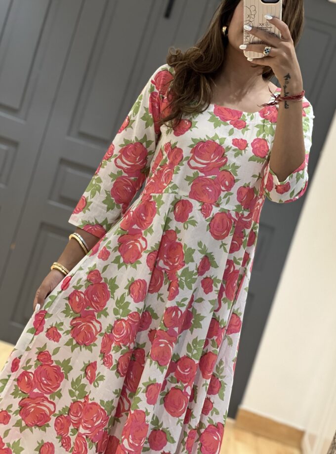 Menora Floral long Dress