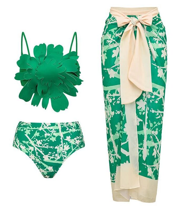 Nina luxe swimwear : bikini with sarong