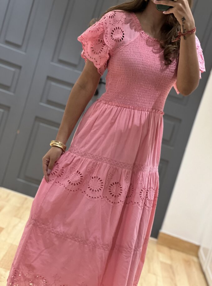 Perth schiffli long Dress