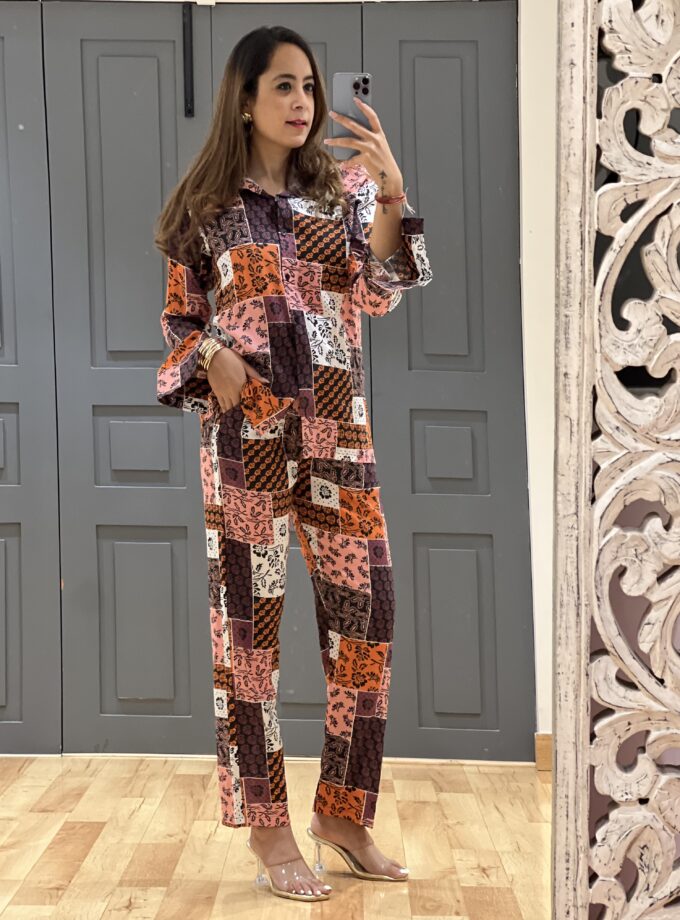 Newa printed coord set
