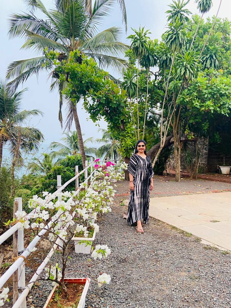 Shibori Printed Kaftan main image 0