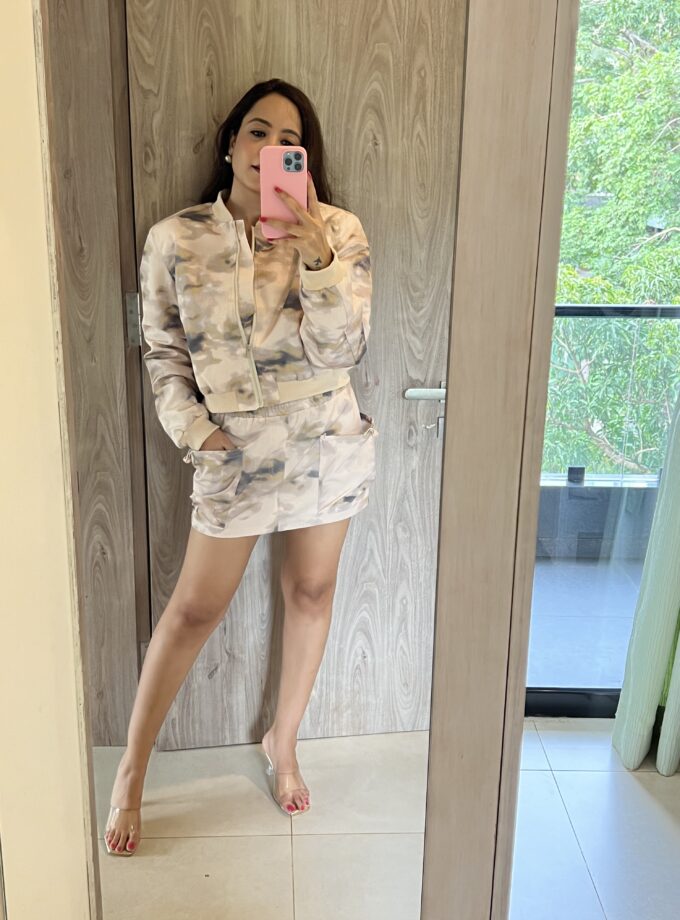 bomber Coord Set : jacket & skirt set