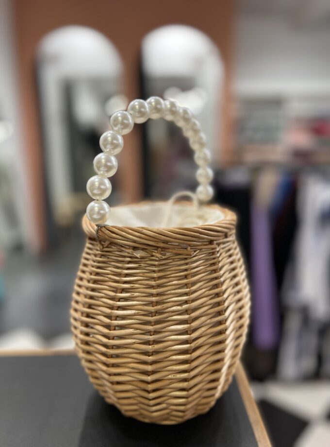 Somer rattan pearl cane Bag