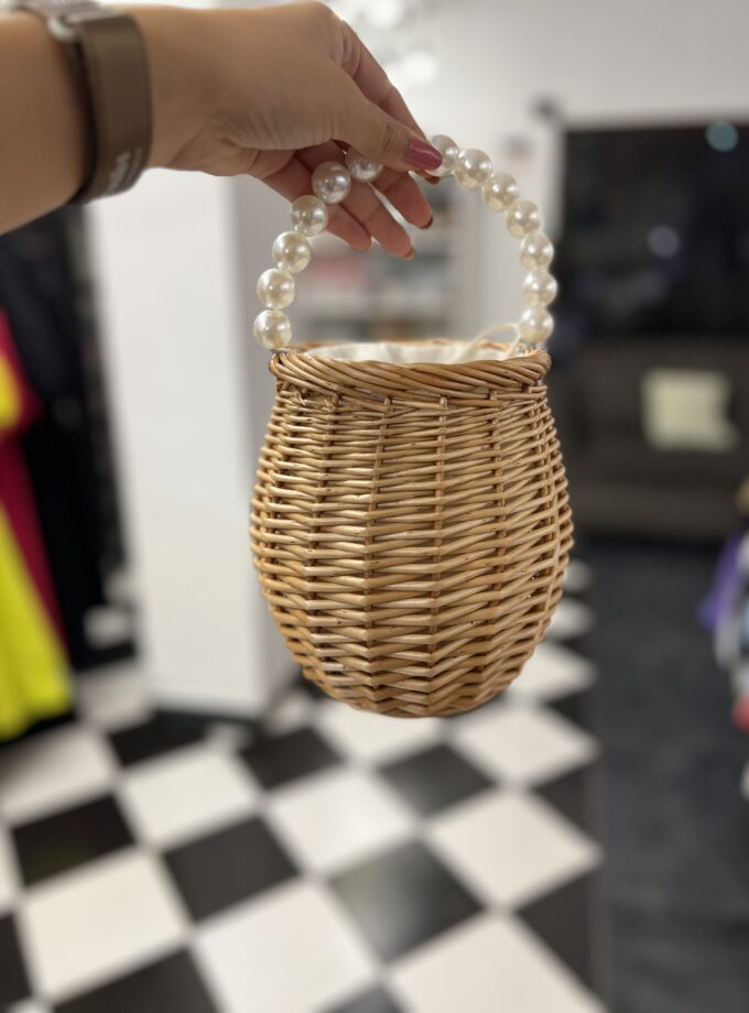 Somer rattan pearl cane Bag