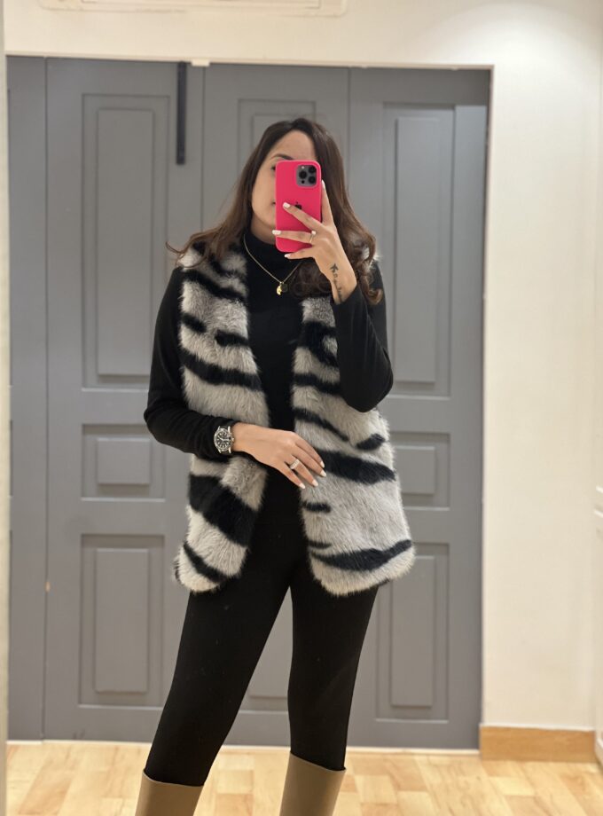 Romena luxe faux Fur coat
