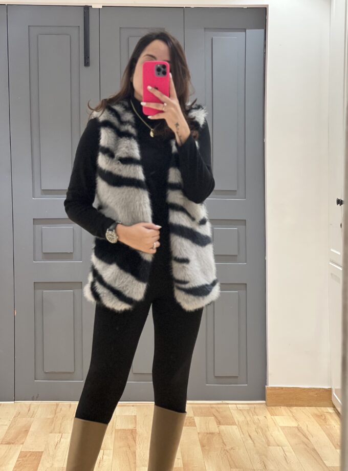 Romena luxe faux Fur coat