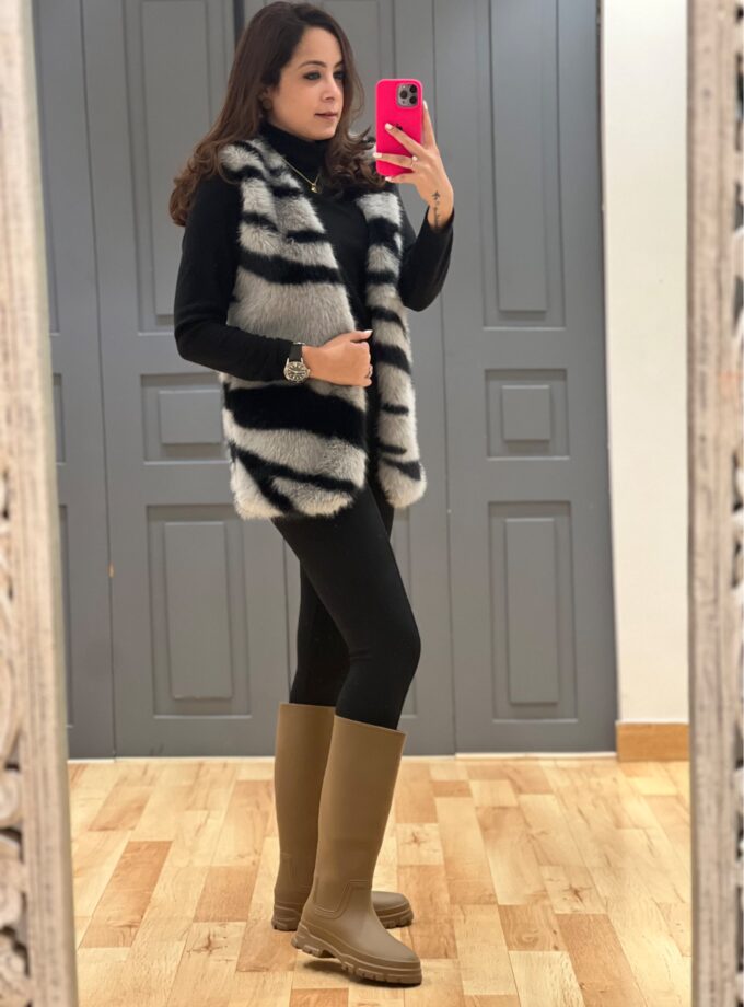 Romena luxe faux Fur coat