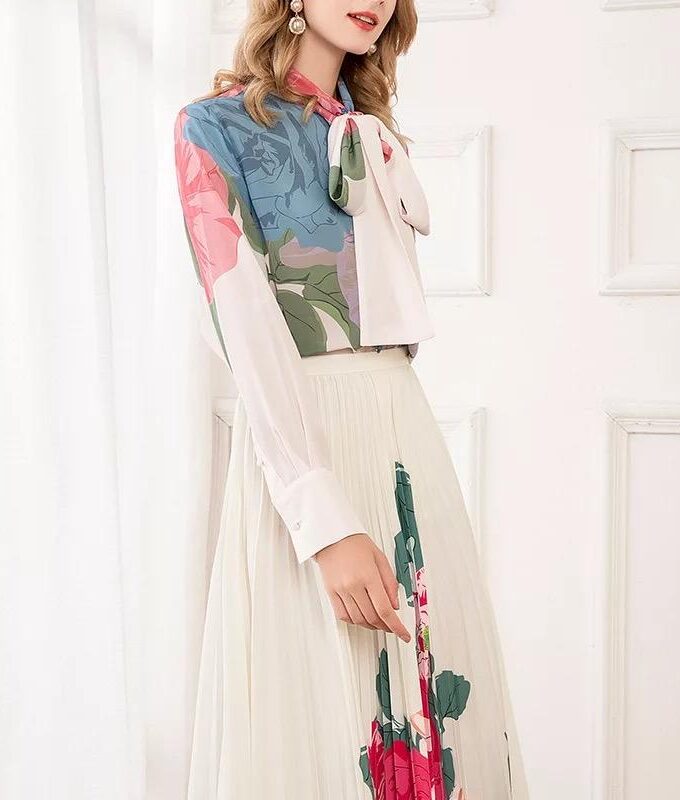 Nora Skirt & Shirt Coord Set