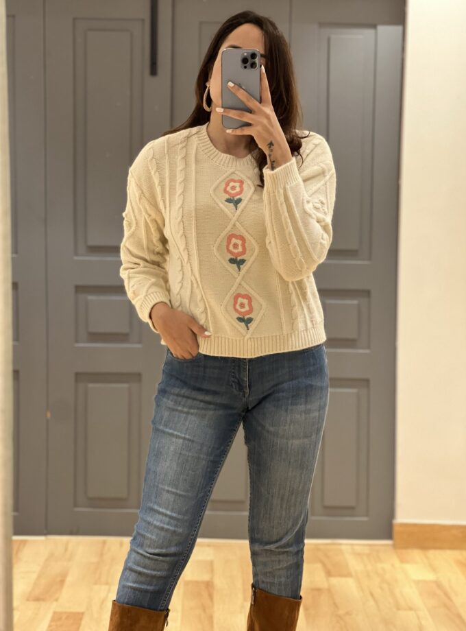 Ilika floral Sweater - Pullover