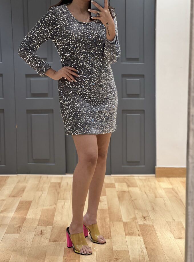 Loy Velvet Sequin Dress