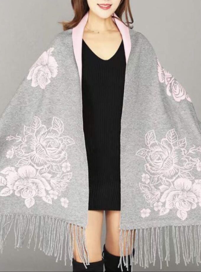 Lorna printed Wrap With Sleeves