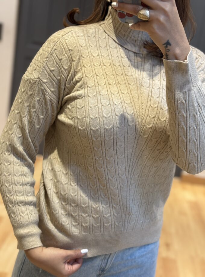 Majo High Neck Sweater