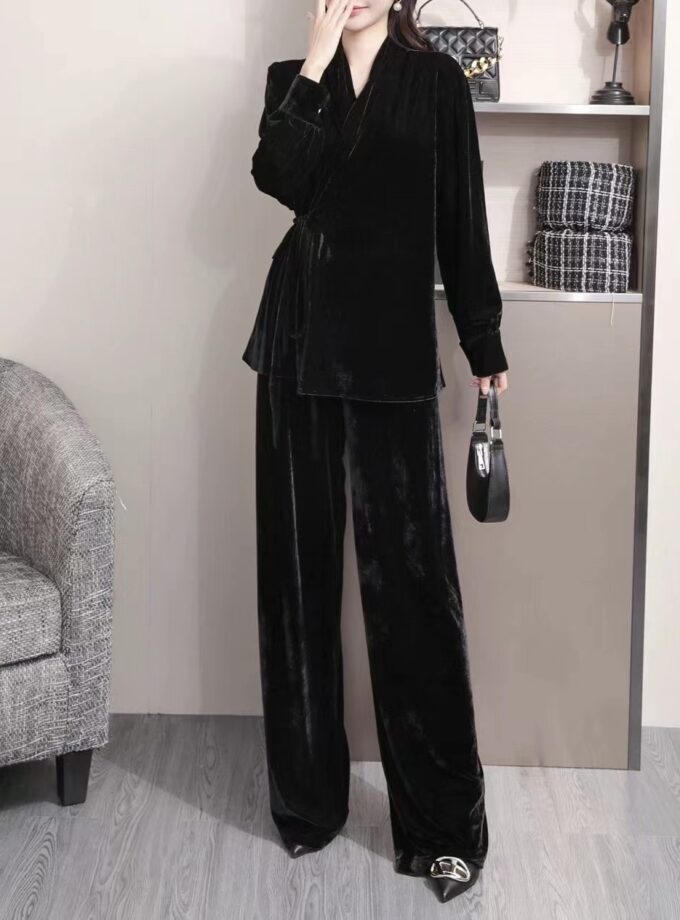 luxe velvet coord set