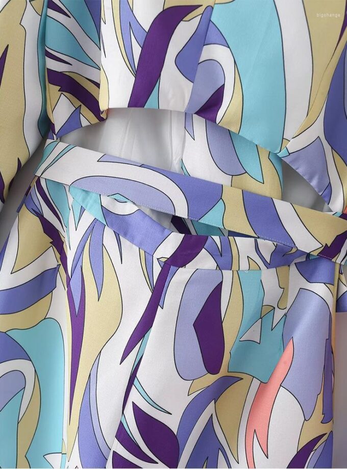 Hermosa Printed Blazer Dress