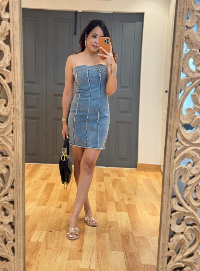 Denim Tube Dress