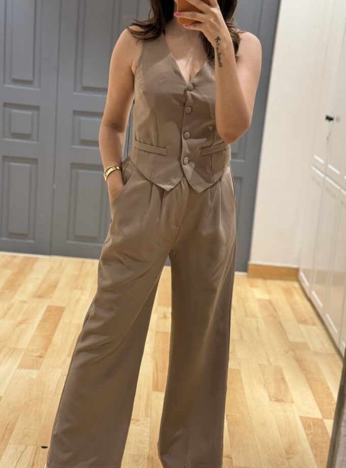 Pisco Waist Coat And Trousers Coord Set