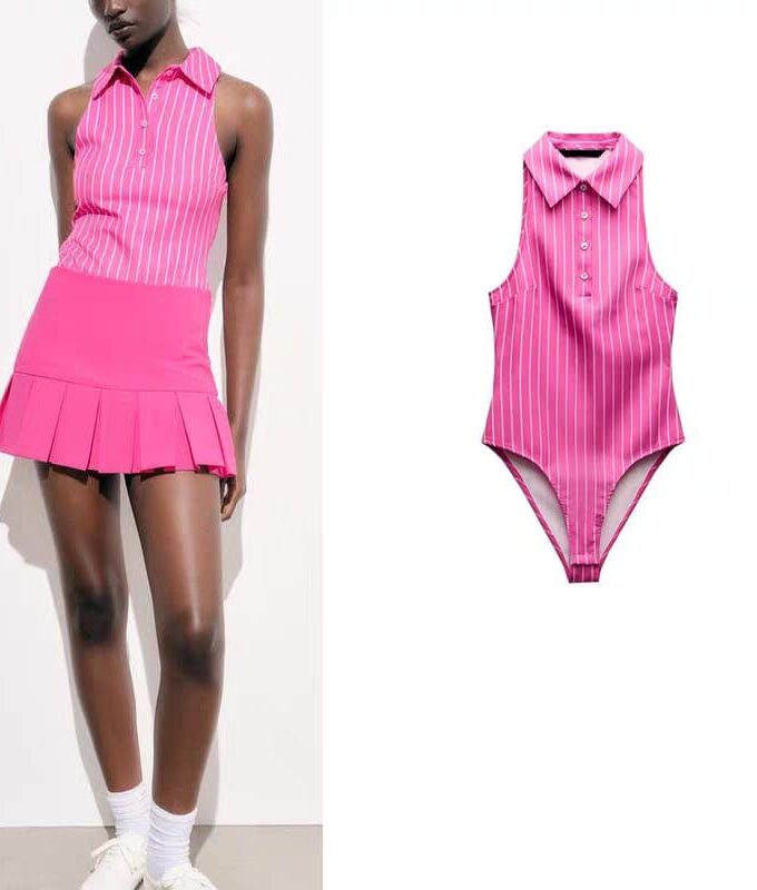 Blair Striped Bodysuit