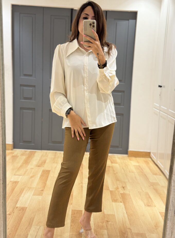 Petra Luxe Coord Set Waist Coat- Shirt And Pant Combo