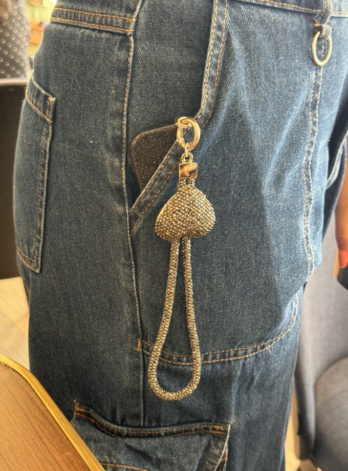 Embellished Phone Sling Wristlet Lanyard