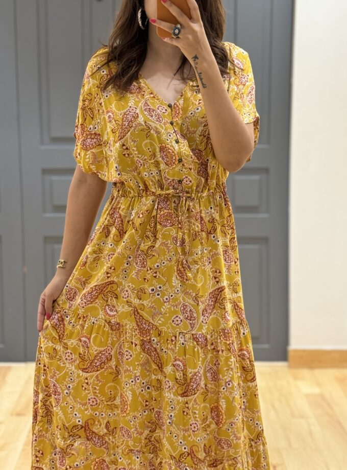 Cloud Printed Dress
