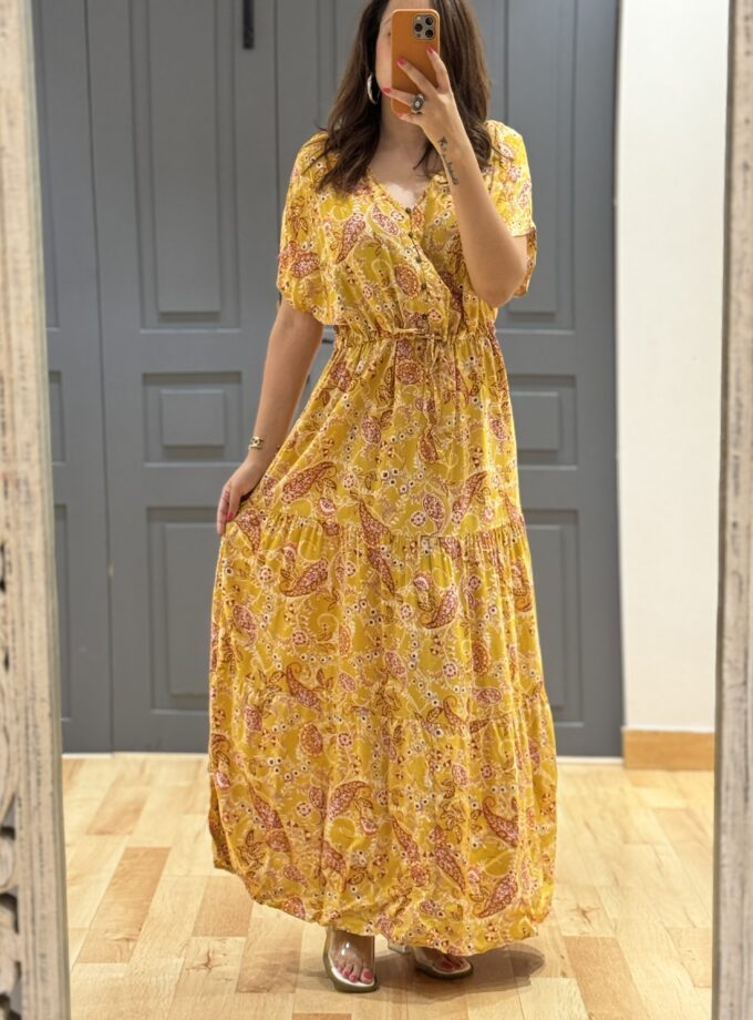 Cloud Printed Dress