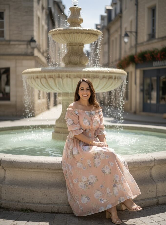 Sweden Floral Long Maxi Dress