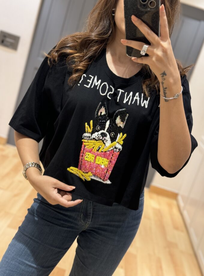 Poka Luxe Embellished Top