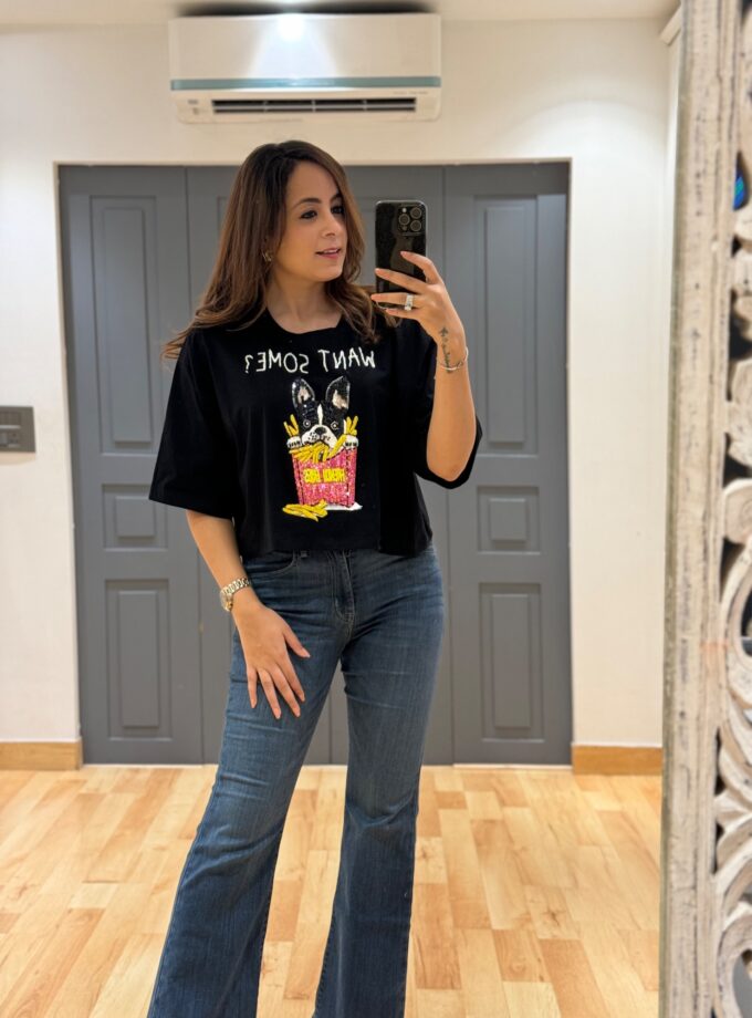 Poka Luxe Embellished Top