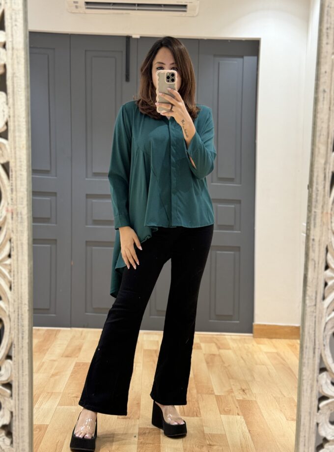 Bloy Asymmetrical Long Shirt