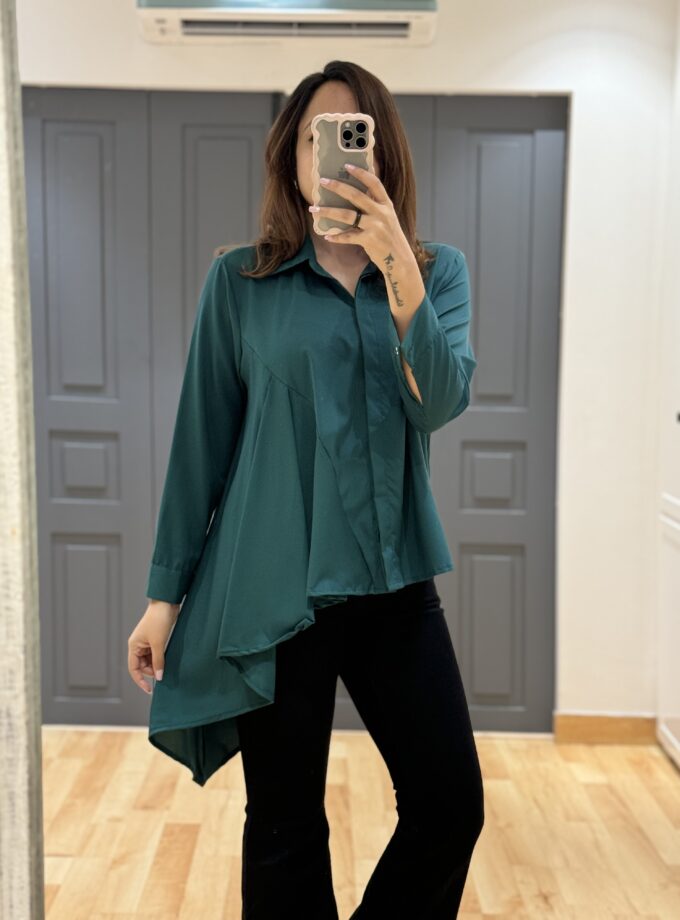 Bloy Asymmetrical Long Shirt