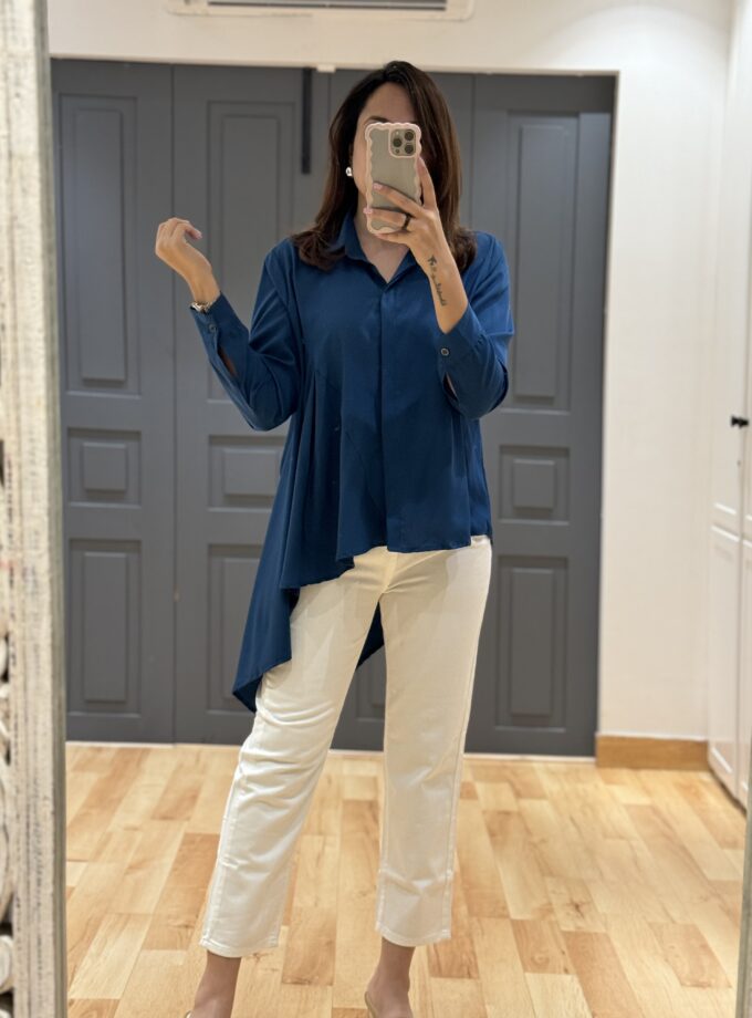 Bloy Asymmetrical Long Shirt