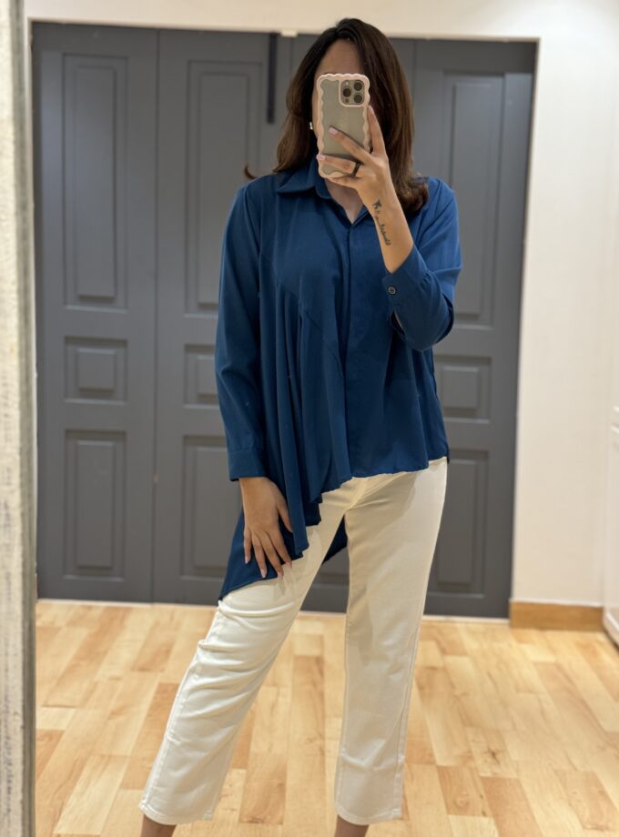 Bloy Asymmetrical Long Shirt