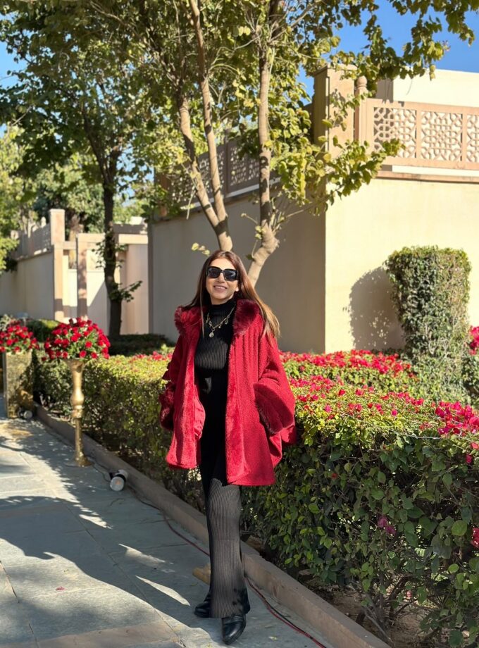 Candy Faux fur cape - kimono